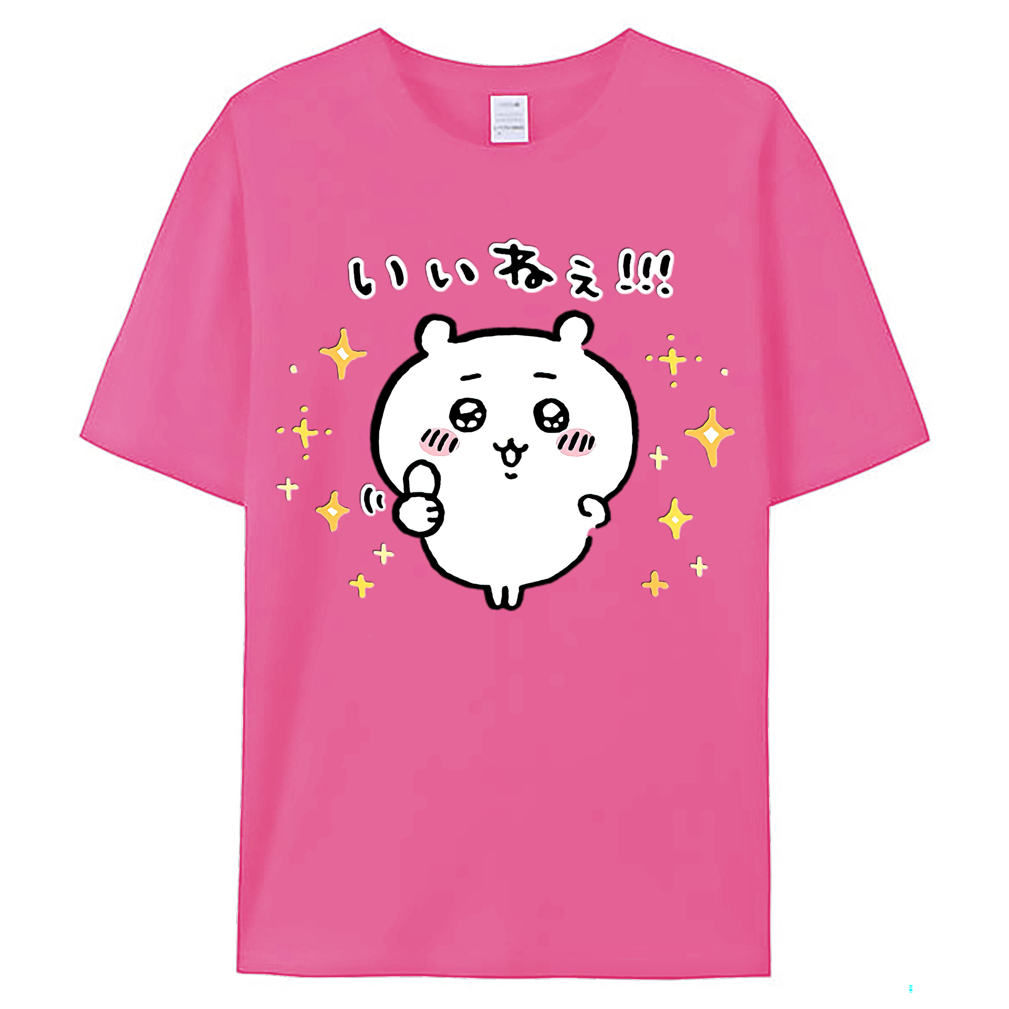 （画像用） ちいかわ ちいかわ Chii-kawa chiikawa レディースカジュアルプリントTシャツ（綿100％）